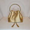 Luxurious gold diamond crystal bag