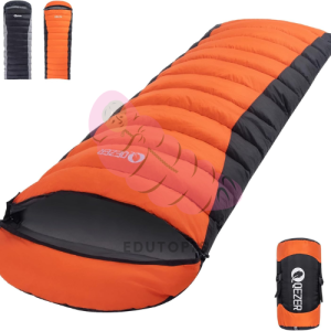 Down Sleeping Bag 600 Fill Power - Ultralight Cold Weather Gear