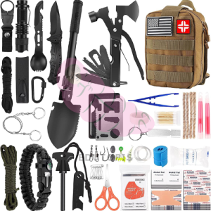 142-Piece Survival & First Aid Kit